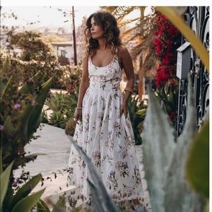 Brock x H&M floral lyocell dress XS- Sold out!